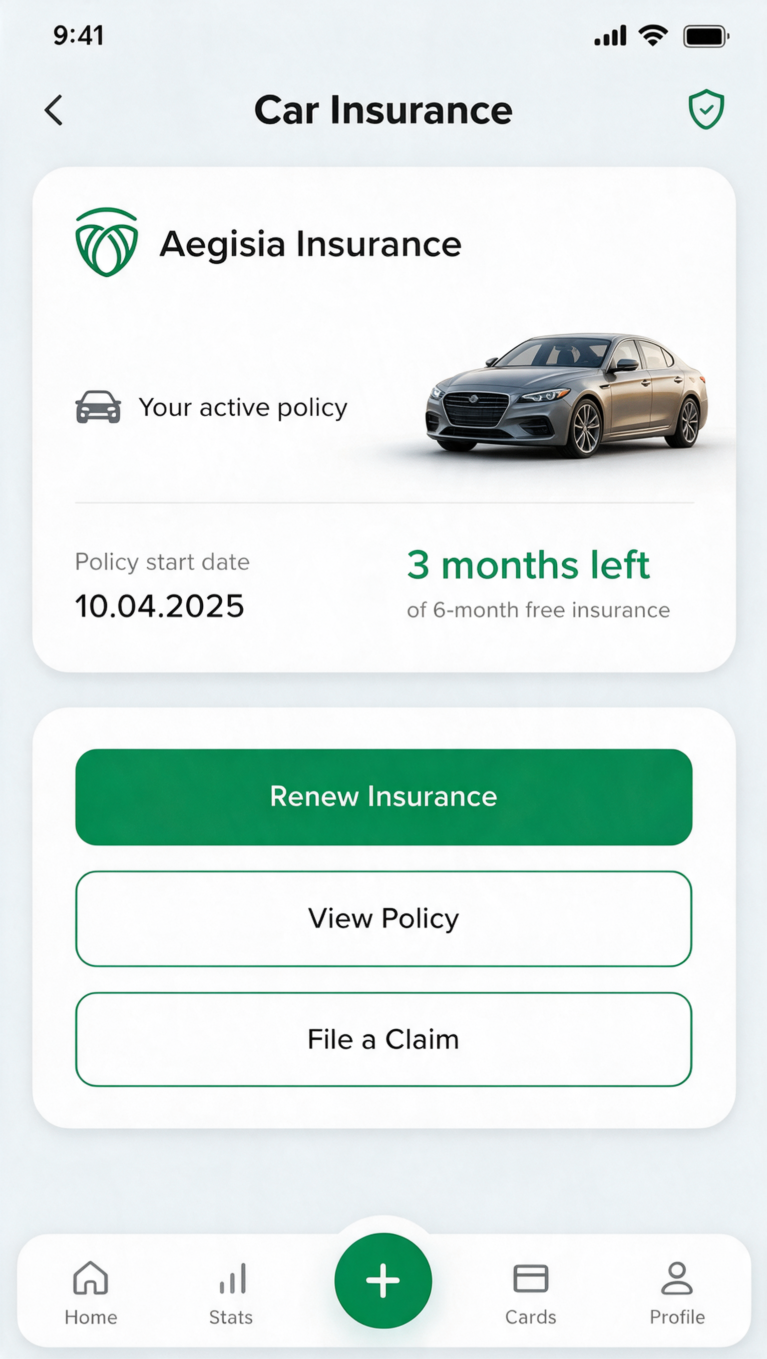 Aegisia App Screenshot